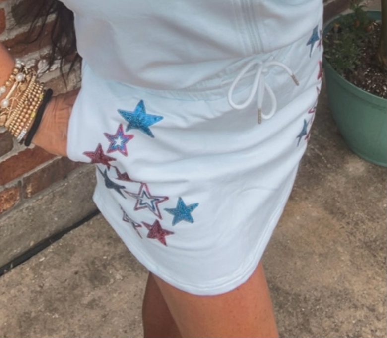 Sequin Star Skort Custom JA Design