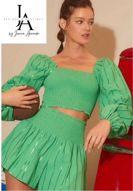 Emerald Green 2-Piece Set