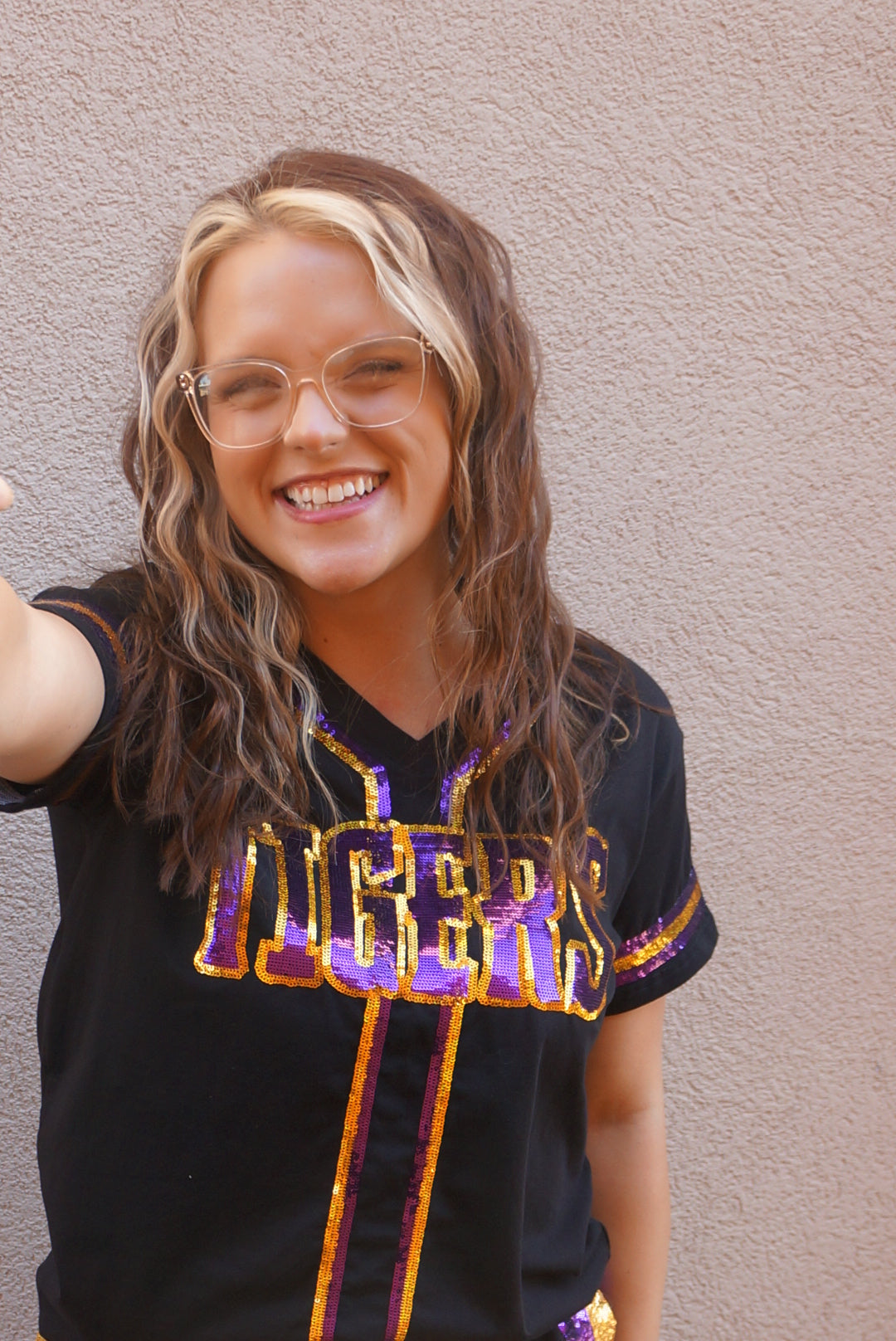 Sequin Tigers Jersey-EXCLUSIVE JA DESIGN
