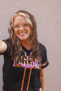 Sequin Tigers Jersey-EXCLUSIVE JA DESIGN
