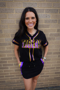 Sequin Tigers Jersey-EXCLUSIVE JA DESIGN