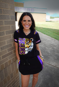 Sequin Tiger Head Shirt - EXCLUSIVE JA DESIGN