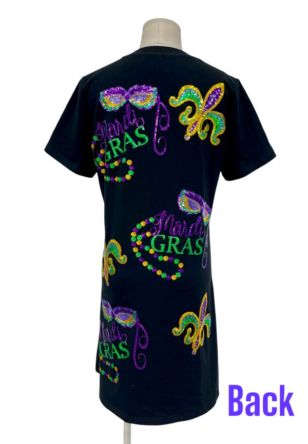 Mardi Gras Sequin Dress-EXCLUSIVE JA DESIGN
