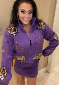 JA Design “TIGER PRIDE JACKET” Purple